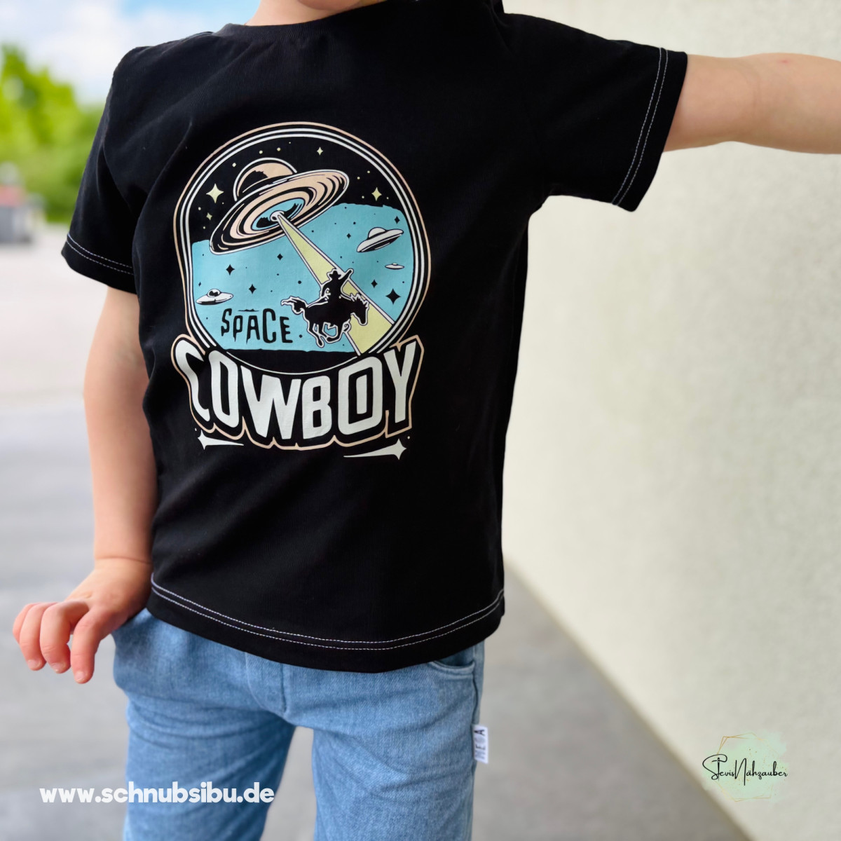Bügelbild Space Cowboy